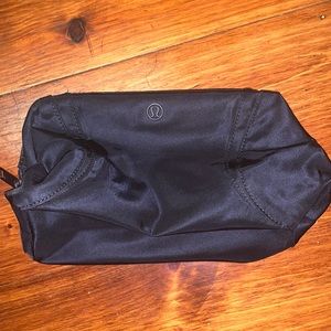 Lululemon black makeup/storage bag